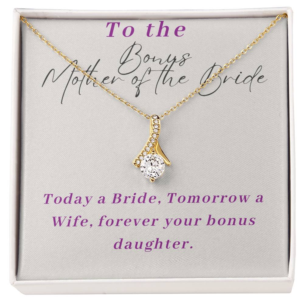 Stepmother of The Bride Alluring Beauty Necklace-[Heartfelt Family Gift]
