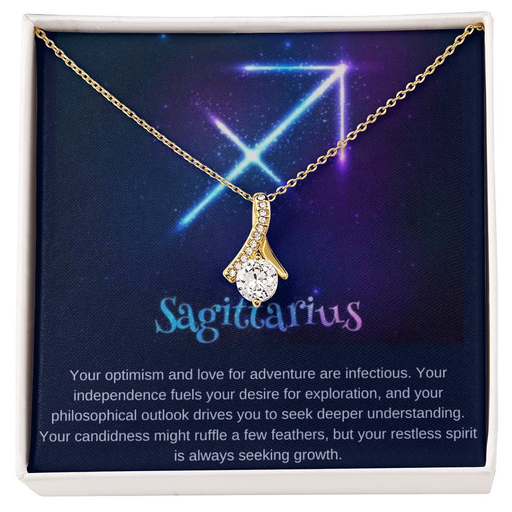 Sagittarius Alluring Beauty Necklace-[Heartfelt Family Gift]