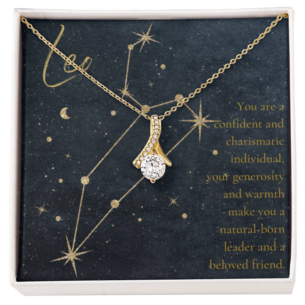Leo Alluring Beauty Necklace-[Heartfelt Family Gift]