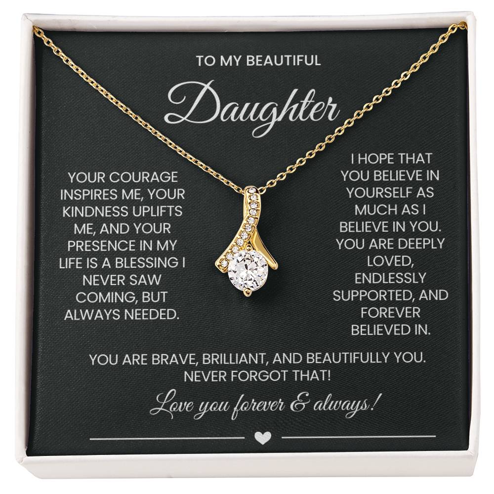 Daughter Alluring Beauty Necklace Gift