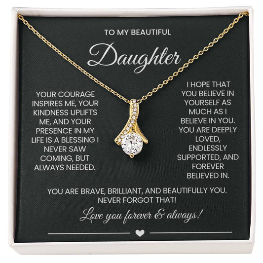 Daughter Alluring Beauty Necklace Gift