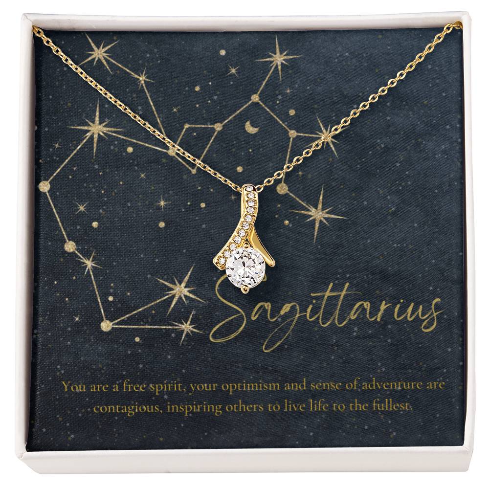 Sagittarius Alluring Beauty Necklace-[Heartfelt Family Gift]