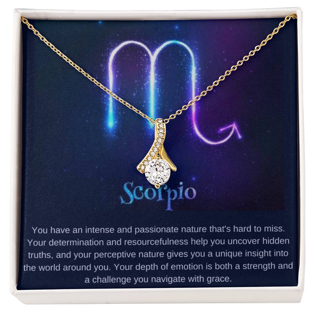 Scorpio Alluring Beauty Necklace-[Heartfelt Family Gift]