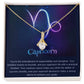 Capricorn Alluring Beauty Necklace-[Heartfelt Family Gift]