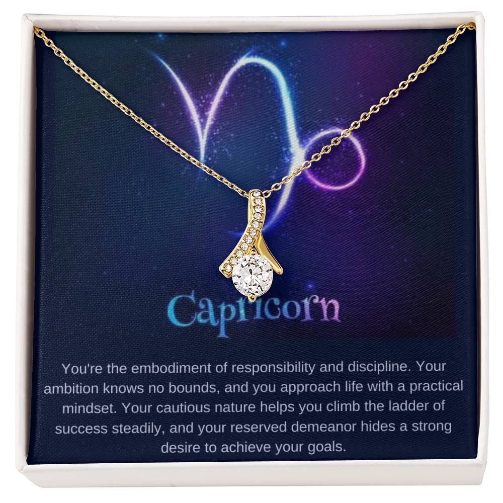 Capricorn Alluring Beauty Necklace-[Heartfelt Family Gift]