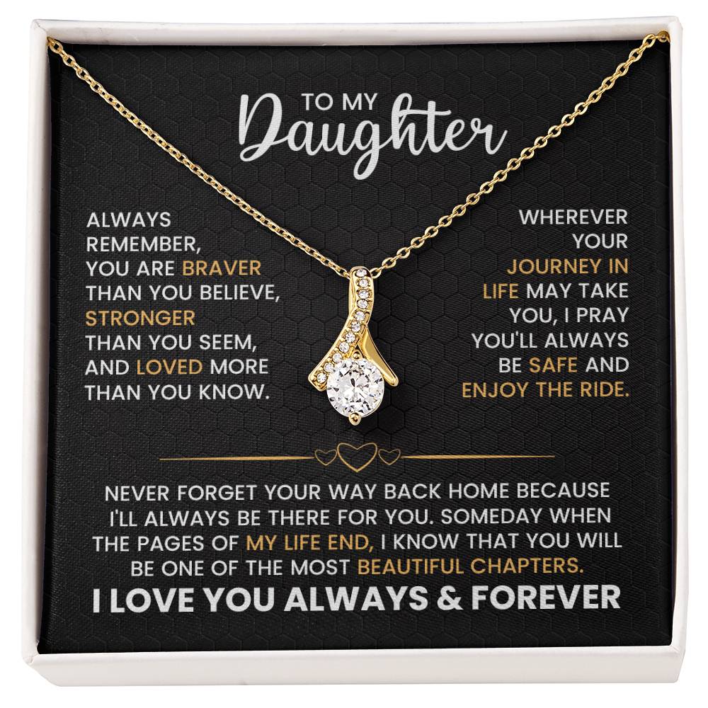 Daughter Alluring Beauty Necklace Gift