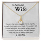 Alluring Beauty Necklace for Your Wife  Elegant and Timeless-[Heartfelt Family Gift]