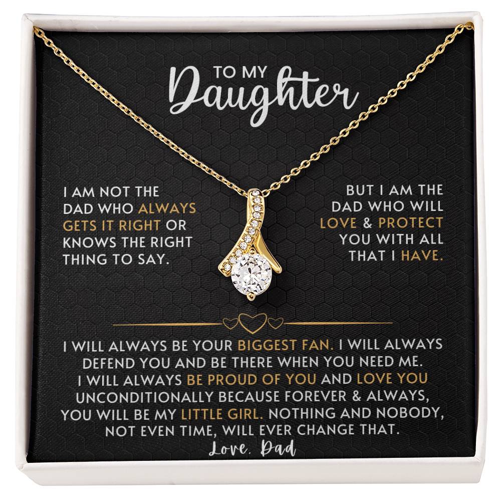 Daughter Alluring Beauty Necklace Gift from Dad