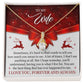 Christmas Gift for Wife To My Wife Necklace Elegant and Meaningful-[Heartfelt Family Gift]