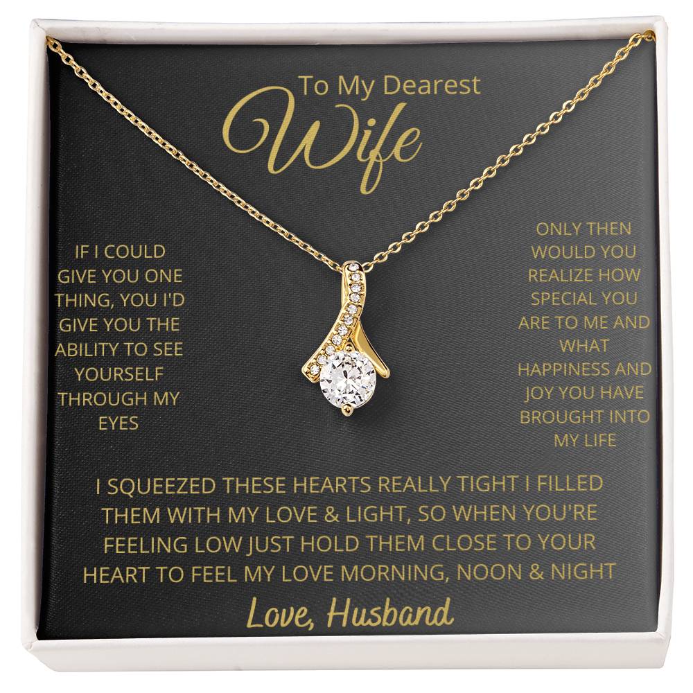 Beautiful Wife Necklace - Alluring Beauty and Style  For the Perfect Gift-[Heartfelt Family Gift]