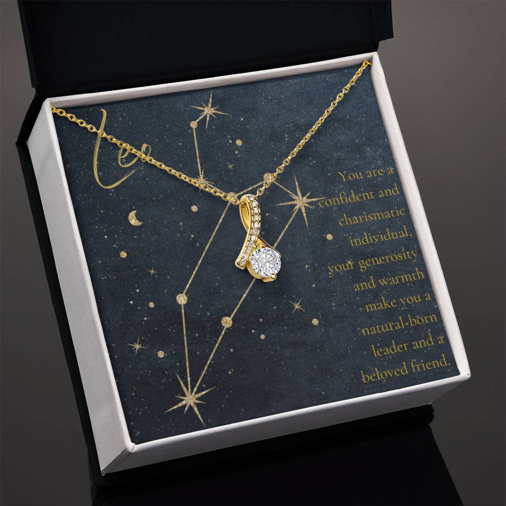 Leo Alluring Beauty Necklace-[Heartfelt Family Gift]