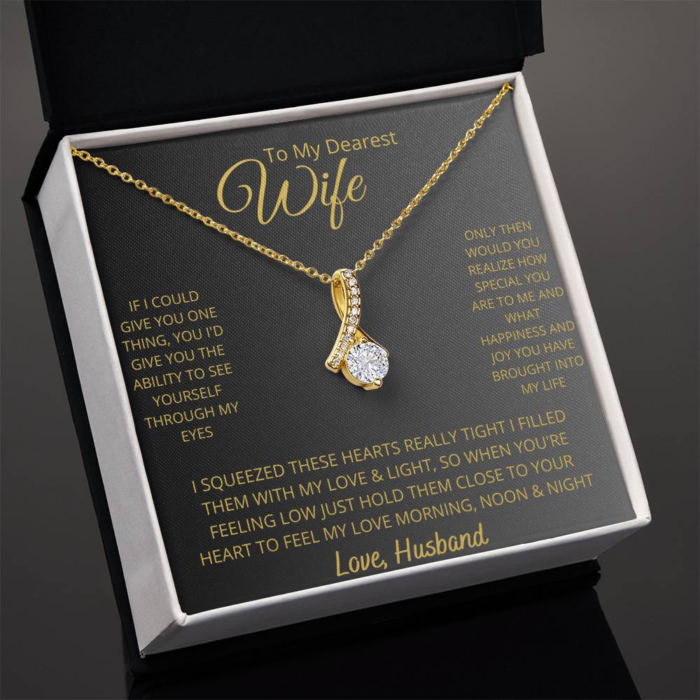 Beautiful Wife Necklace - Alluring Beauty and Style  For the Perfect Gift-[Heartfelt Family Gift]
