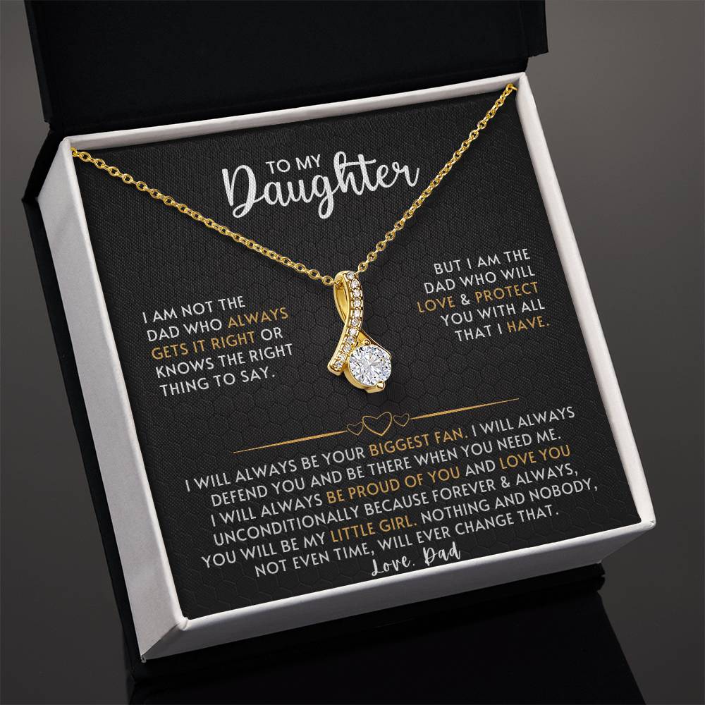 Daughter Alluring Beauty Necklace Gift from Dad