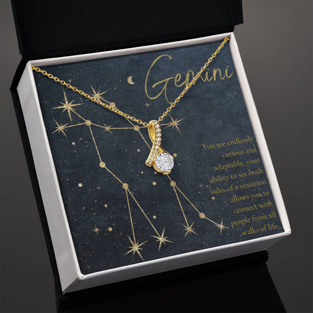 Gemini Alluring Beauty Necklace-[Heartfelt Family Gift]