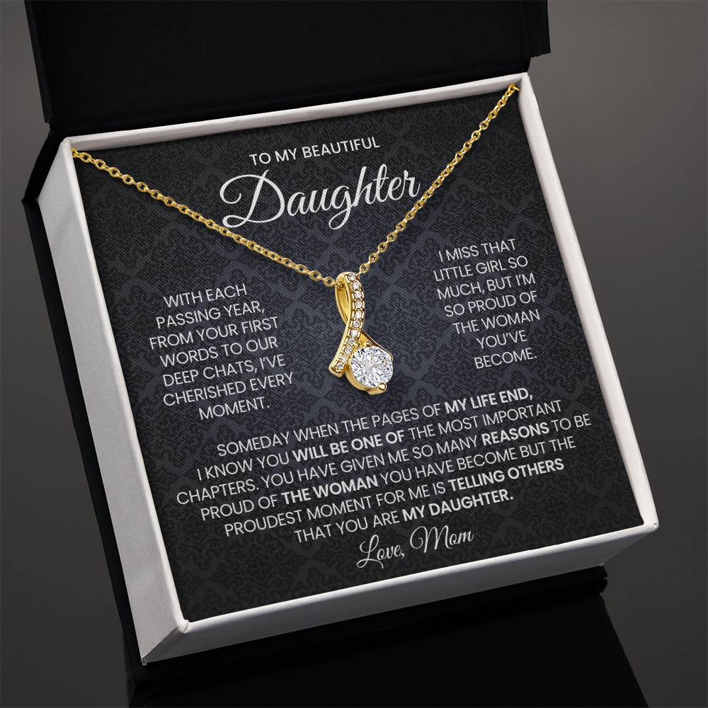 Daughter Alluring Beauty Necklace Gift