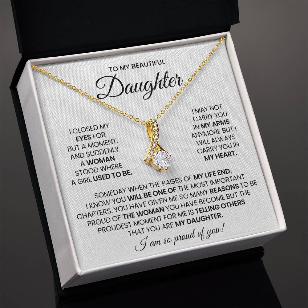 Daughter Alluring Beauty Necklace Gift