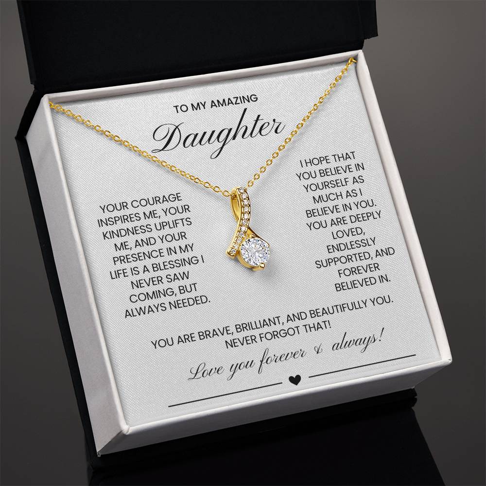 Daughter Alluring Beauty Necklace Gift