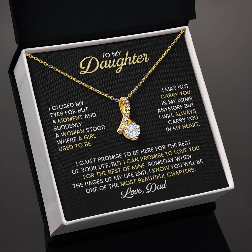 Daughter Alluring Beauty Necklace Gift from Dad