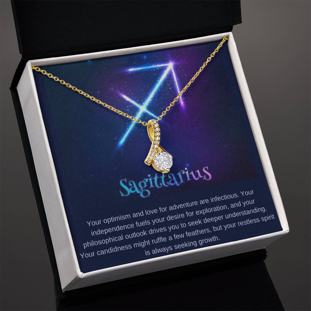 Sagittarius Alluring Beauty Necklace-[Heartfelt Family Gift]