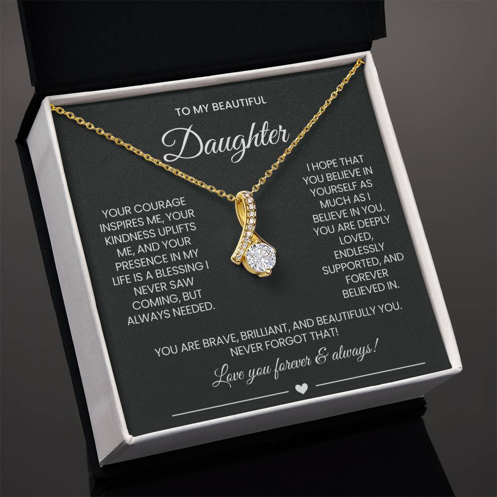 Daughter Alluring Beauty Necklace Gift