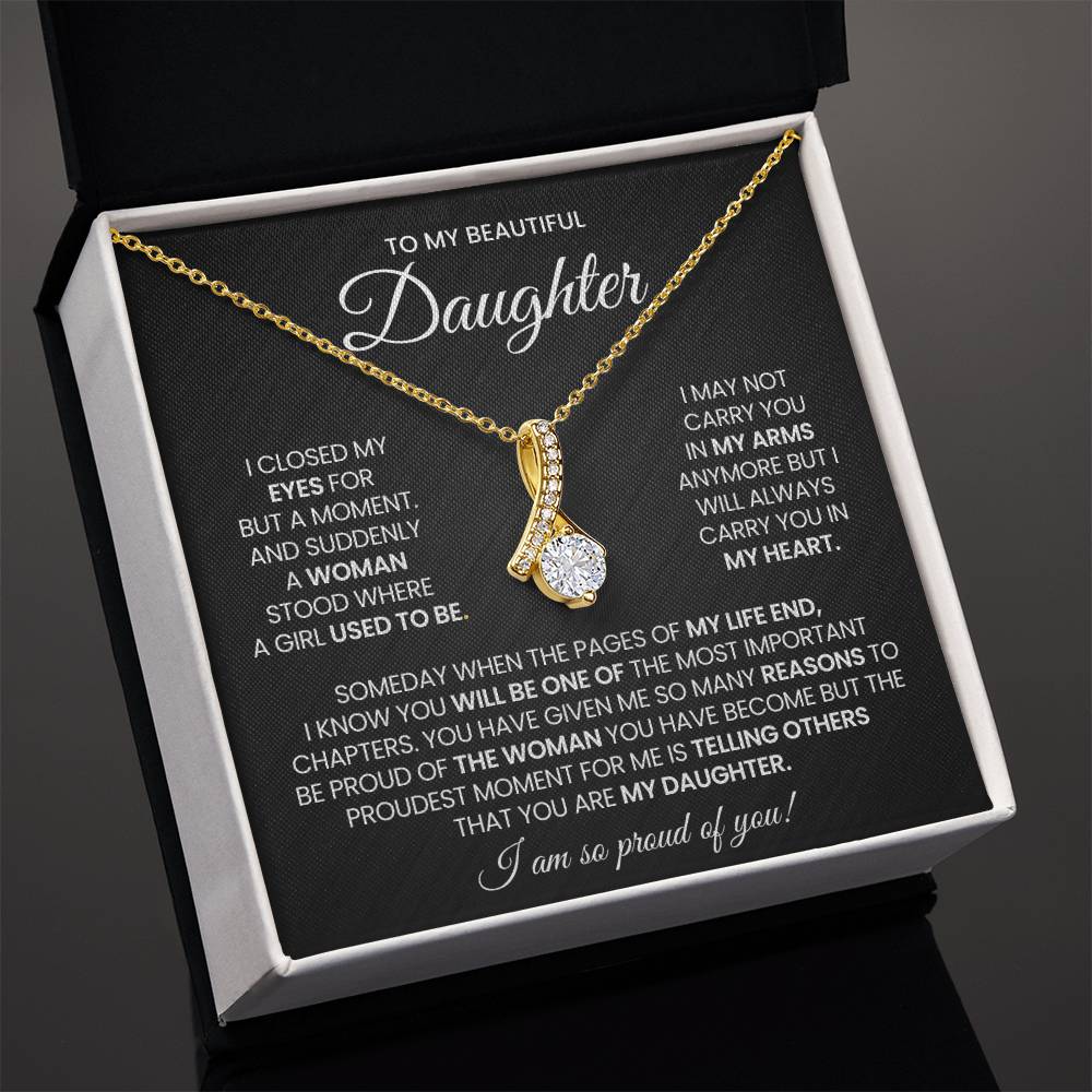 Daughter Alluring Beauty Necklace Gift