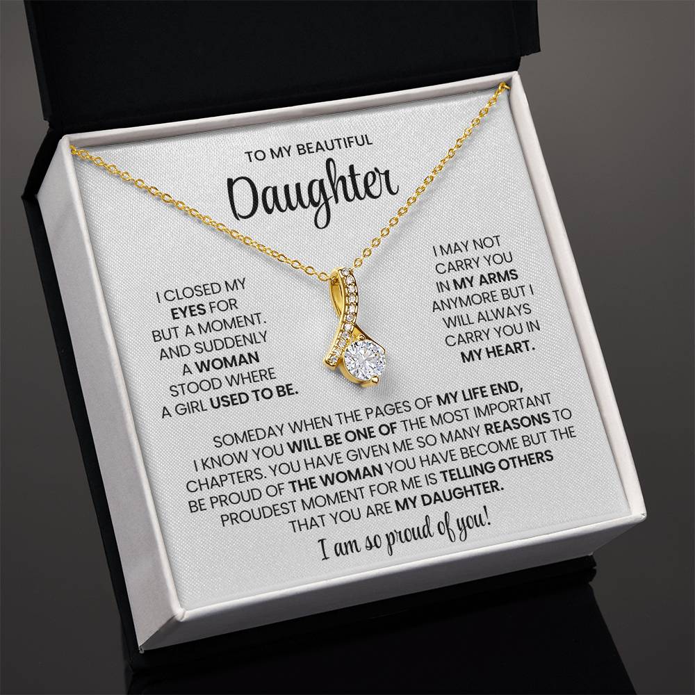 Daughter Alluring Beauty Necklace Gift