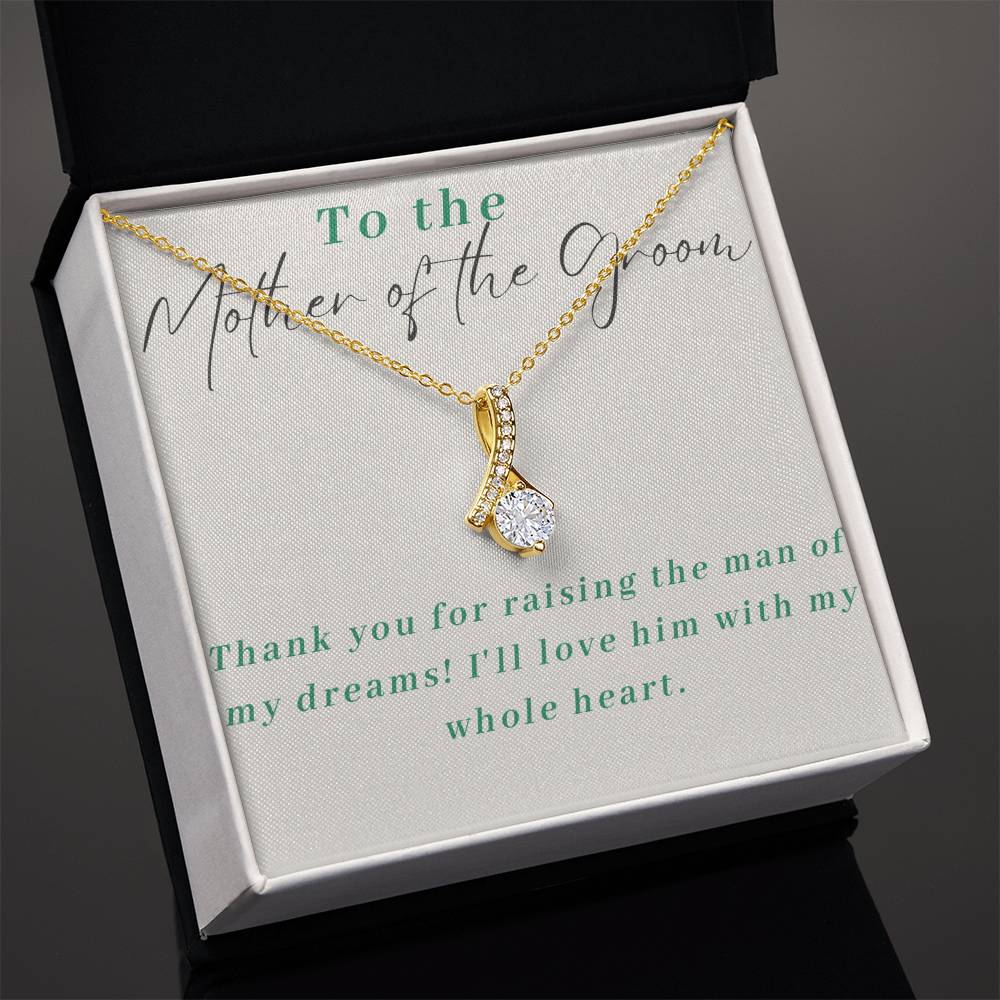 Mother of The Groom Alluring Beauty Necklace-[Heartfelt Family Gift]