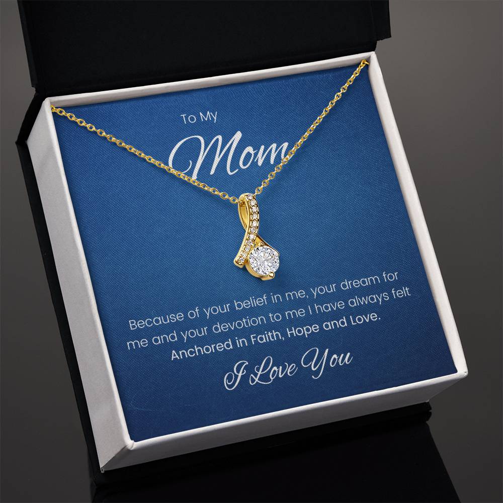 Mom Faith Hope and Love Alluring Beauty Necklace-[Heartfelt Family Gift]