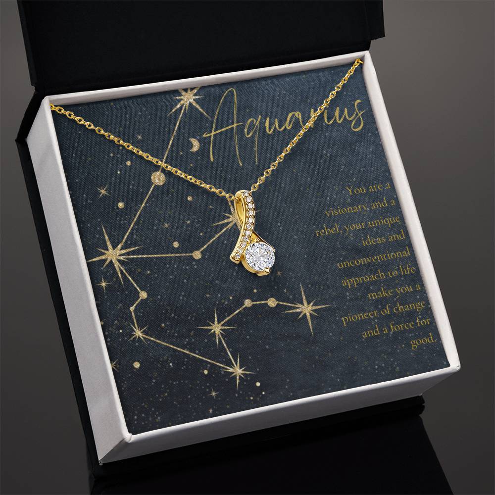 Aquarius Alluring Beauty Necklace-[Heartfelt Family Gift]
