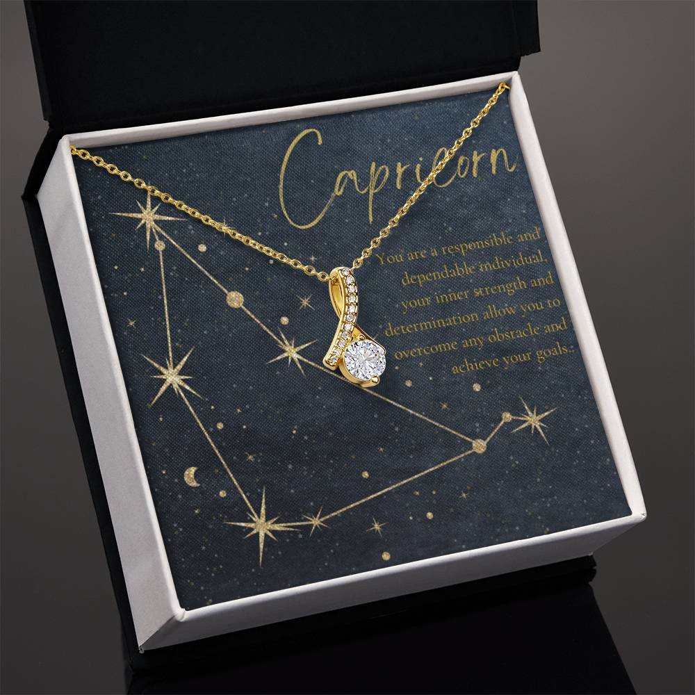 Capricorn Alluring Beauty Necklace-[Heartfelt Family Gift]