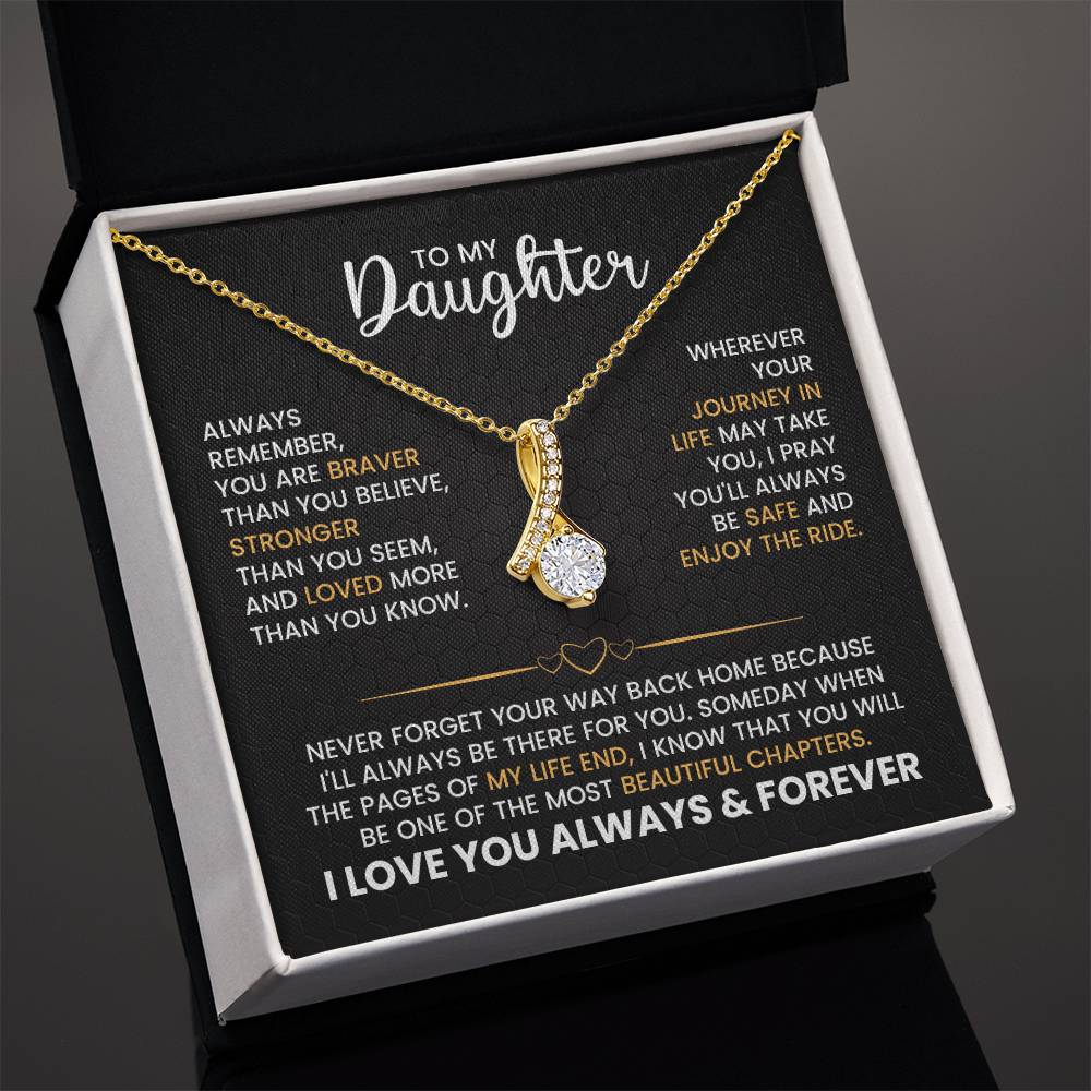 Daughter Alluring Beauty Necklace Gift