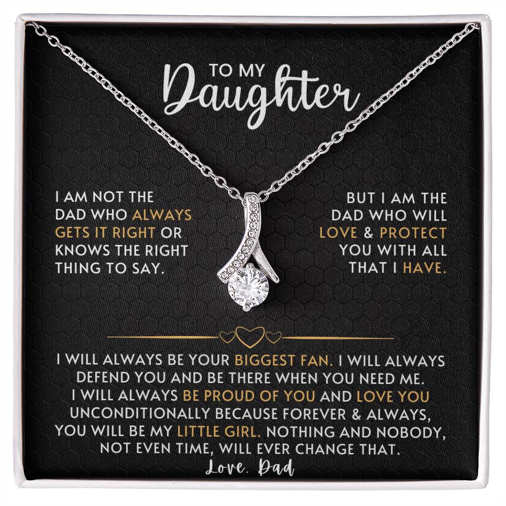 Daughter Alluring Beauty Necklace Gift from Dad