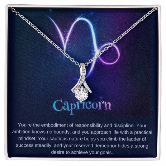 Capricorn Alluring Beauty Necklace-[Heartfelt Family Gift]