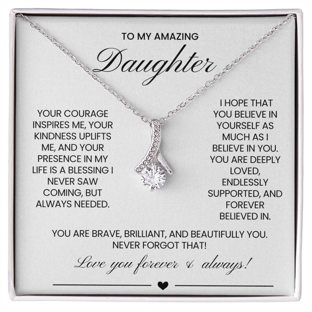 Daughter Alluring Beauty Necklace Gift