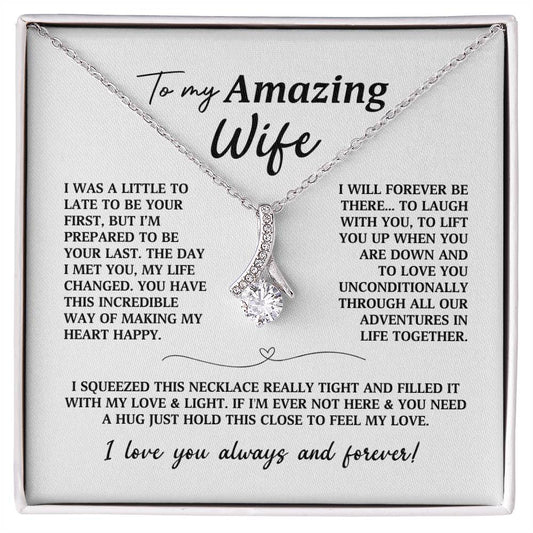 To My Wife Alluring Beauty Necklace