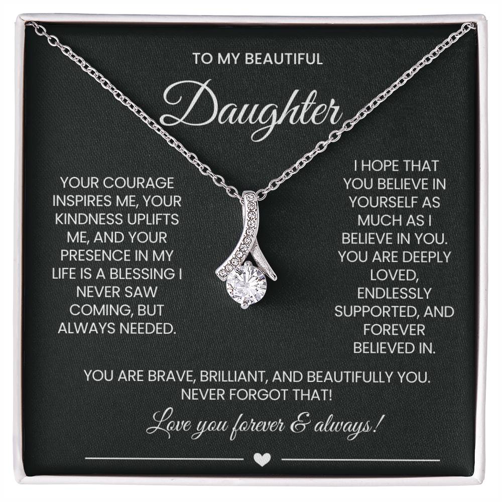 Daughter Alluring Beauty Necklace Gift