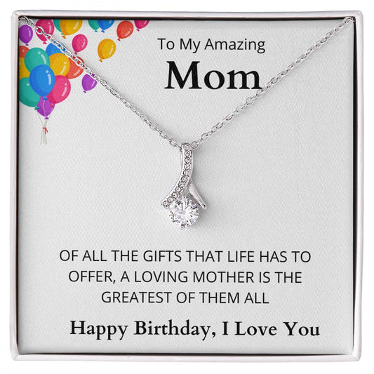 Mom Birthday Alluring Beauty Necklace-[Heartfelt Family Gift]