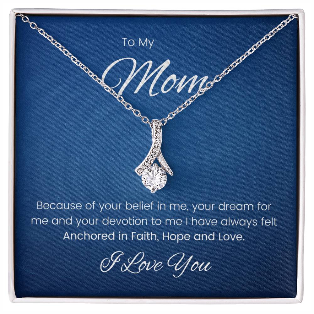 Mom Faith Hope and Love Alluring Beauty Necklace-[Heartfelt Family Gift]