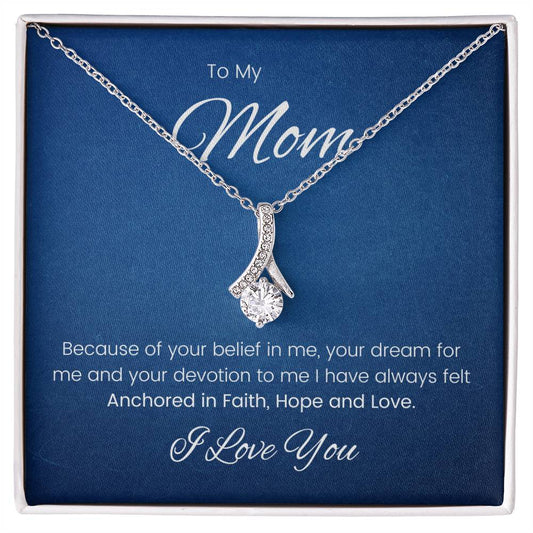 Mom Faith Hope and Love Alluring Beauty Necklace-[Heartfelt Family Gift]