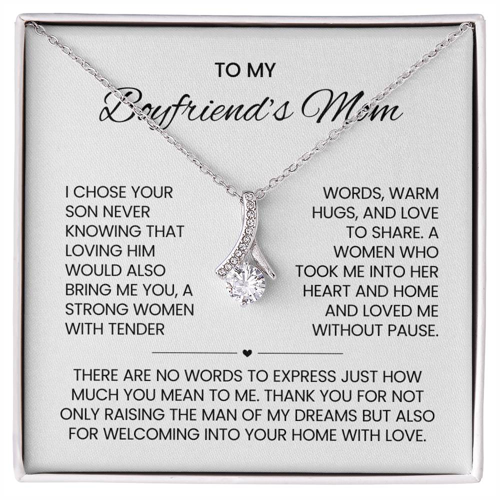 Boyfriend's Mom Petite Ribbon Necklace