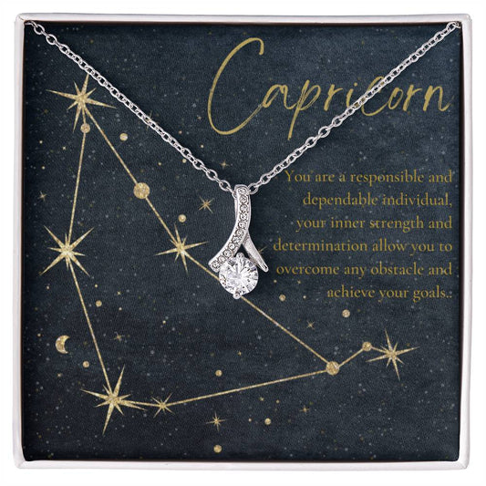 Capricorn Alluring Beauty Necklace-[Heartfelt Family Gift]