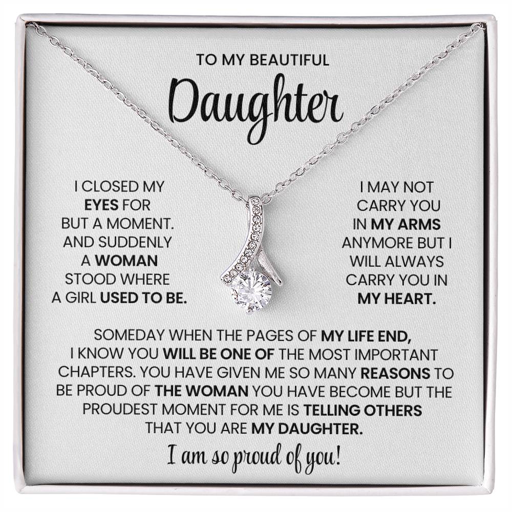 Daughter Alluring Beauty Necklace Gift