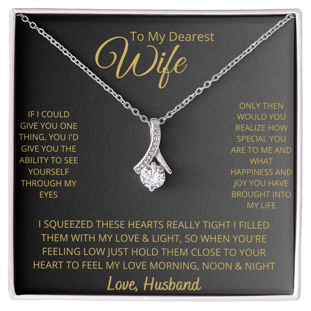 Beautiful Wife Necklace - Alluring Beauty and Style  For the Perfect Gift-[Heartfelt Family Gift]