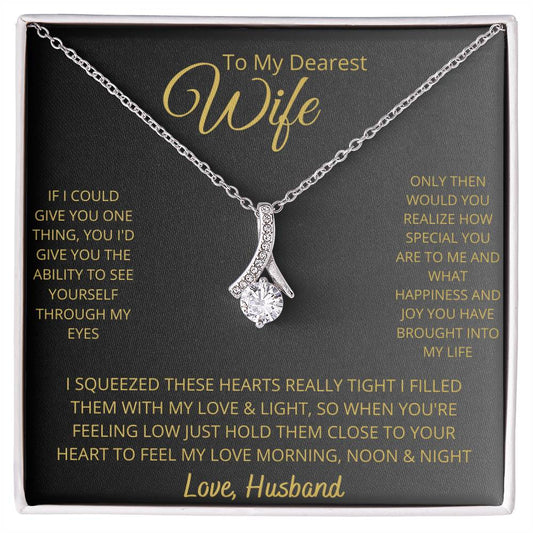Beautiful Wife Necklace - Alluring Beauty and Style  For the Perfect Gift-[Heartfelt Family Gift]