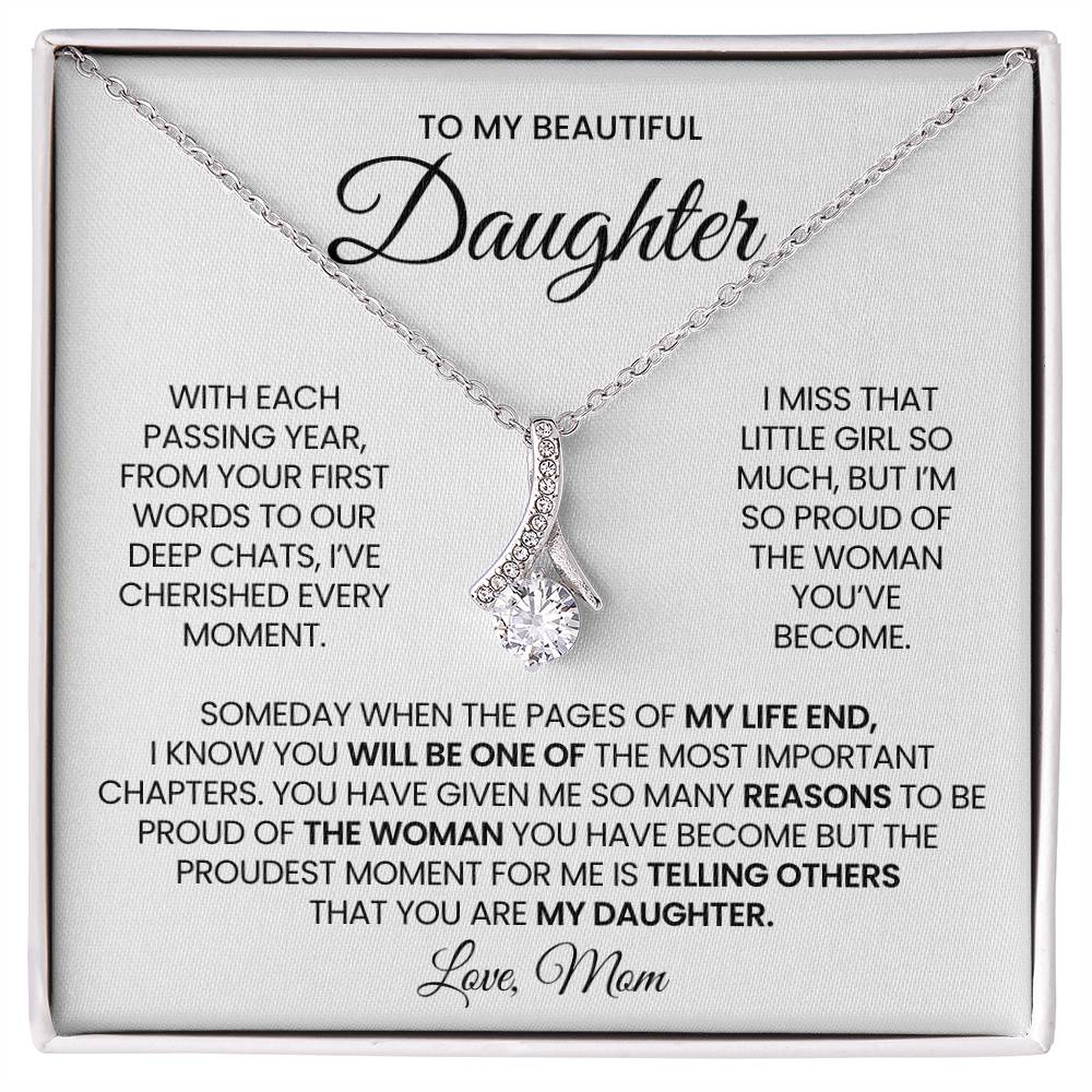 Daughter Alluring Beauty Necklace Gift