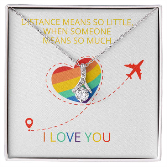Distance Relationship Alluring Beauty Necklace-[Heartfelt Family Gift]