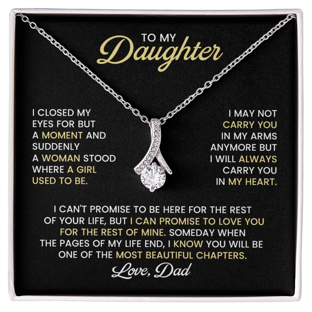 Daughter Alluring Beauty Necklace Gift from Dad