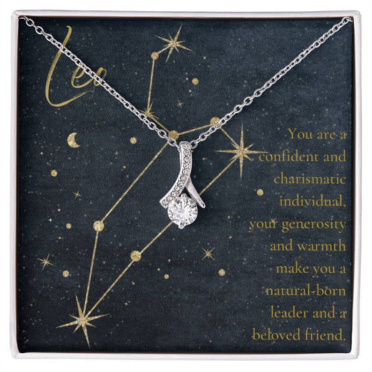 Leo Alluring Beauty Necklace-[Heartfelt Family Gift]