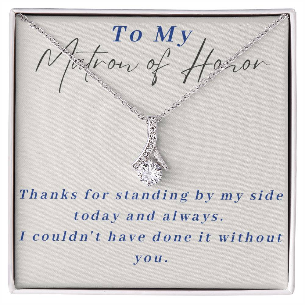 Matron of Honor Alluring Beauty Necklace-[Heartfelt Family Gift]