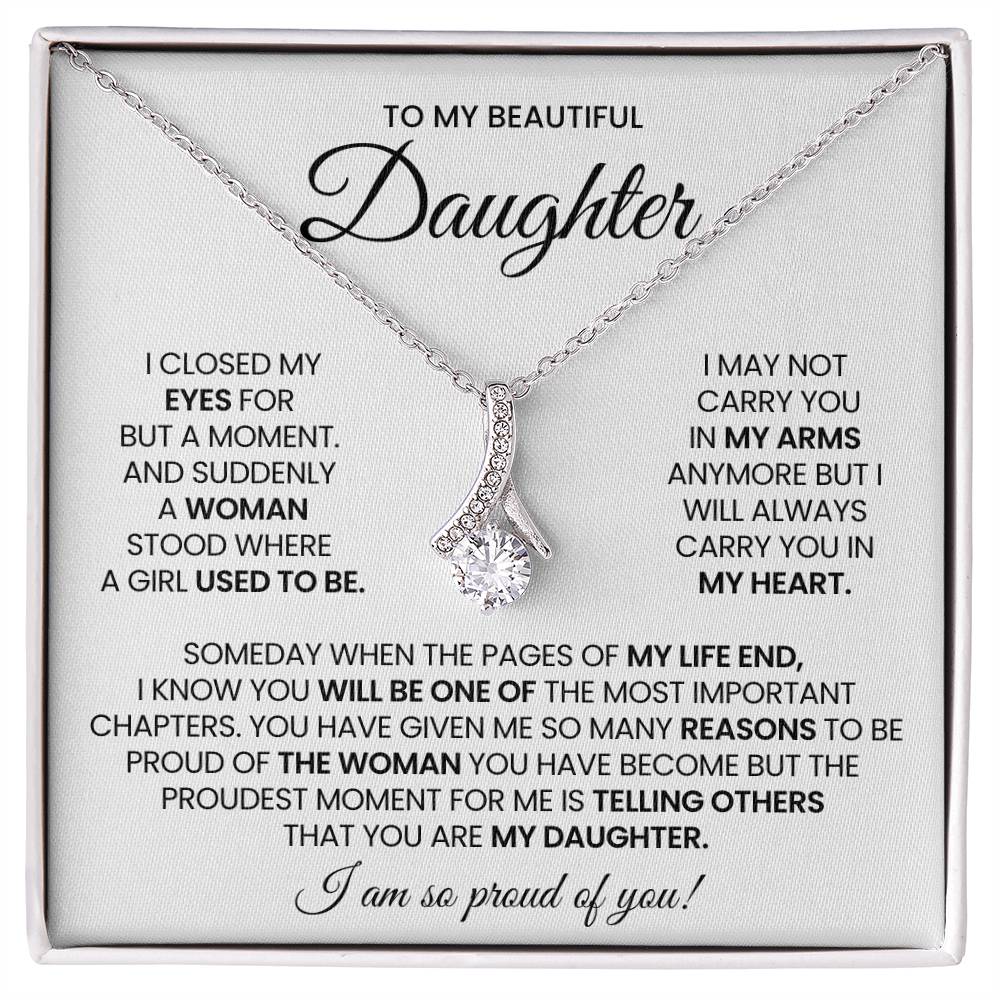 Daughter Alluring Beauty Necklace Gift
